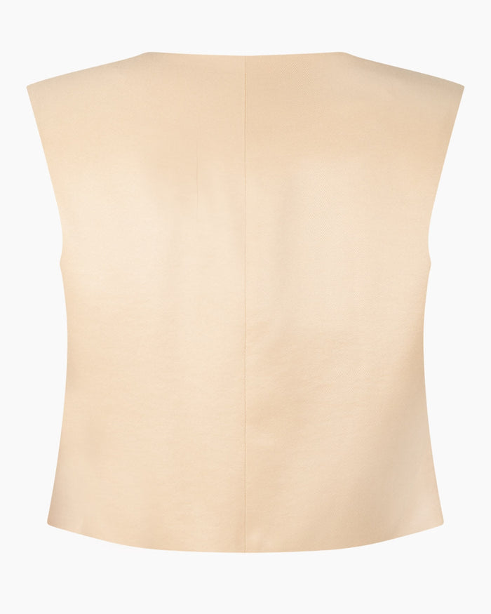 Another Label Laura Vest Sandshell