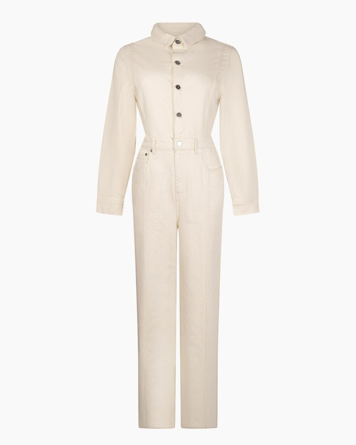 Another Label Lauren Denim Jumpsuits Natural Denim