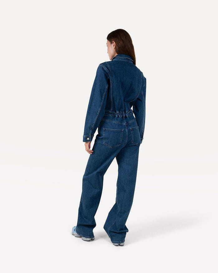 Another Label Lauren Jumpsuit Stone Indigo