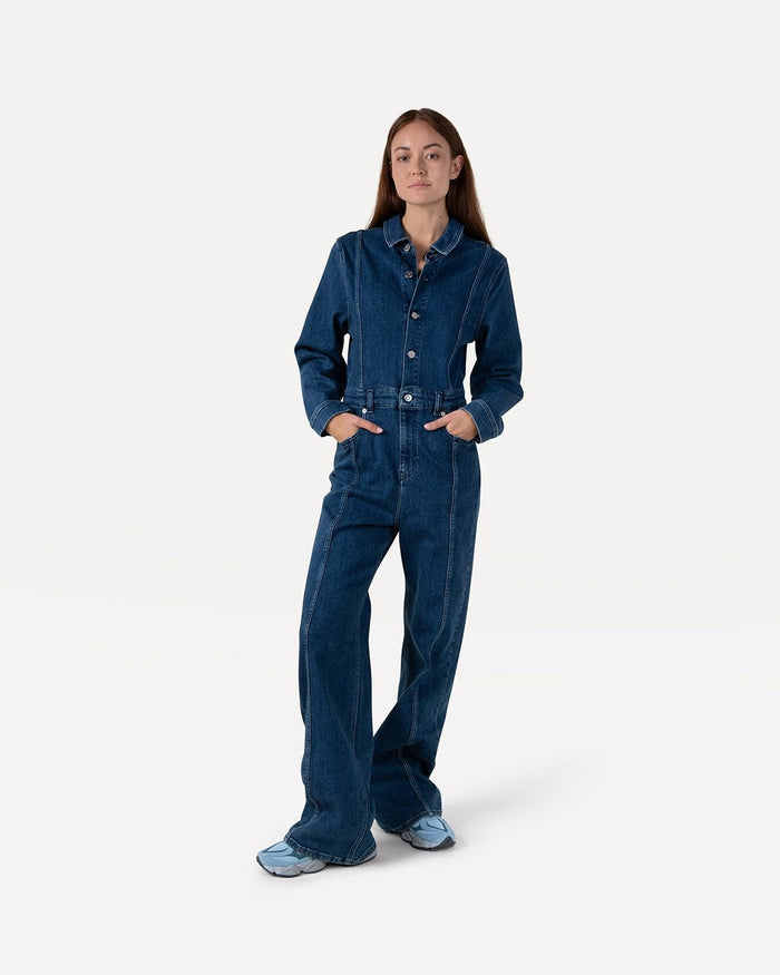 another label Lauren jumpsuit Stone indigo