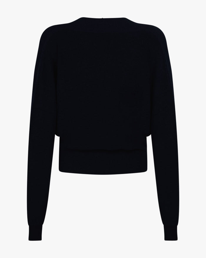 Another Label Len Knitted Pull Black