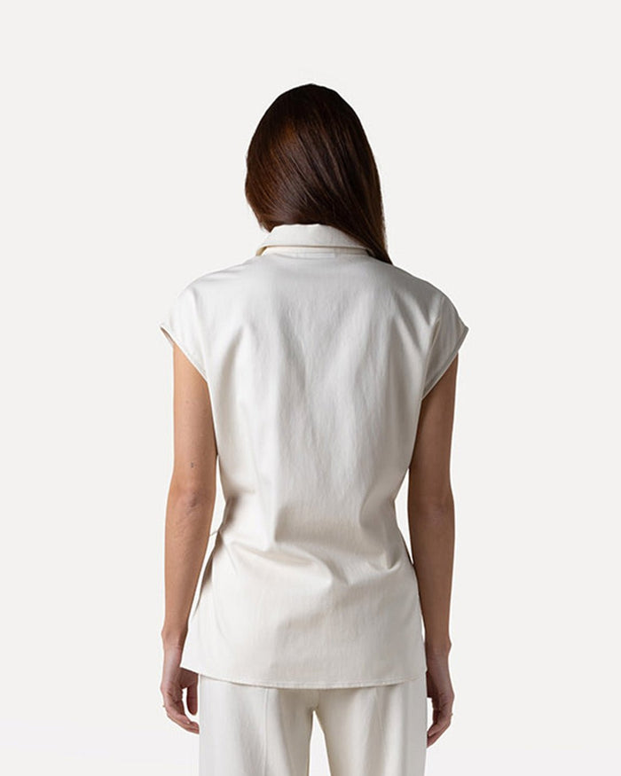 Another Label Liliam Shirt Parchment