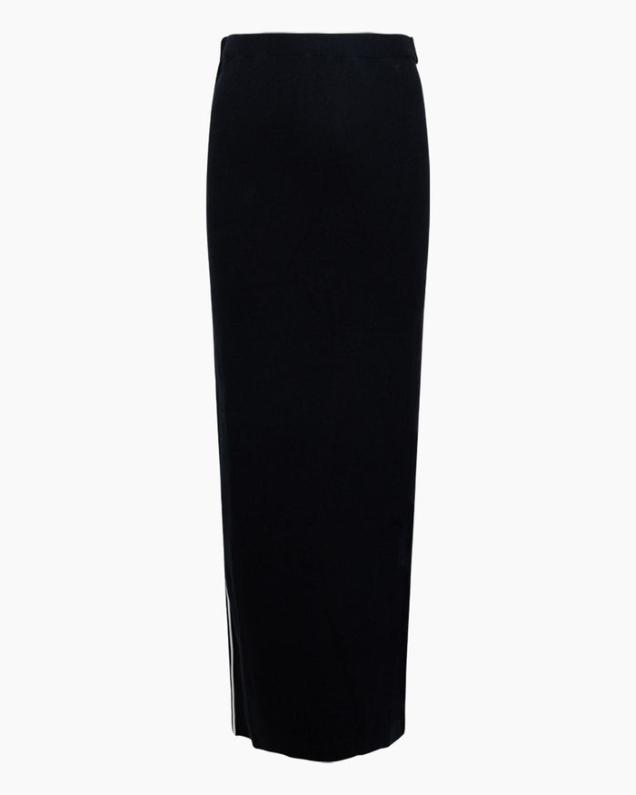 another label Linde knitted skirt Black