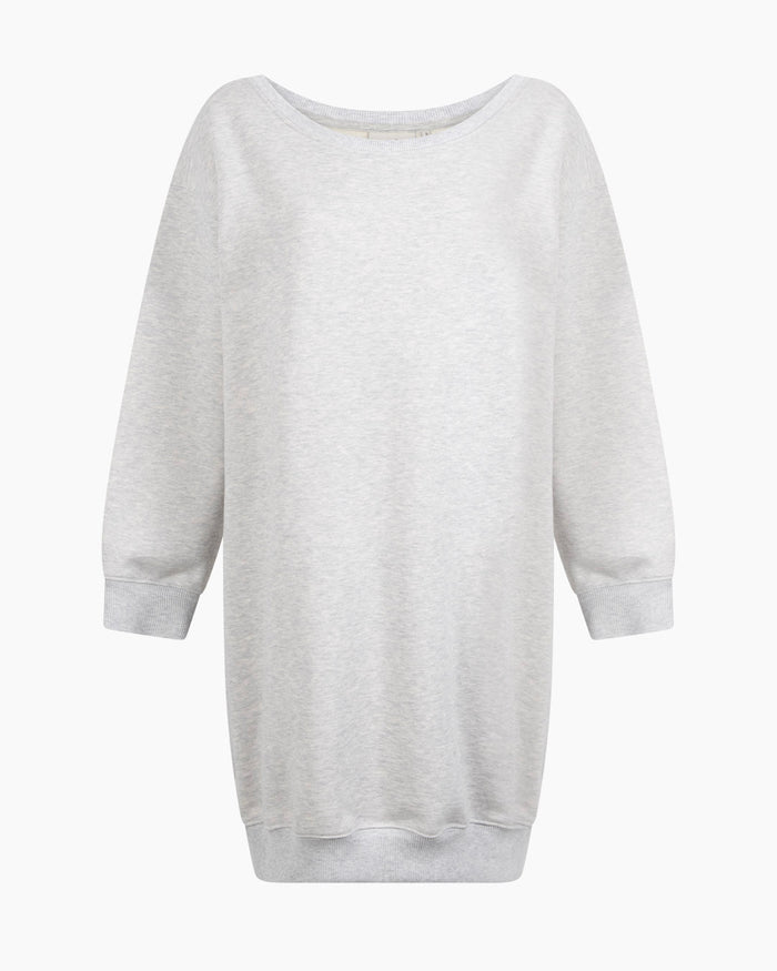 Another Label Livy Sweat Dress Grey Melee