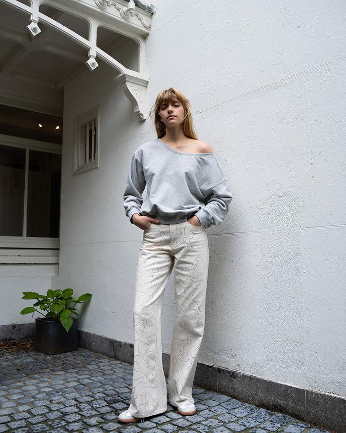 another label Livy sweat Grey melee