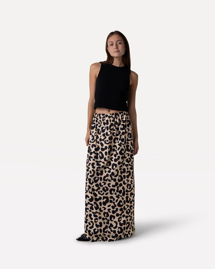 Another Label Liz Animal Skirt Animal Multi