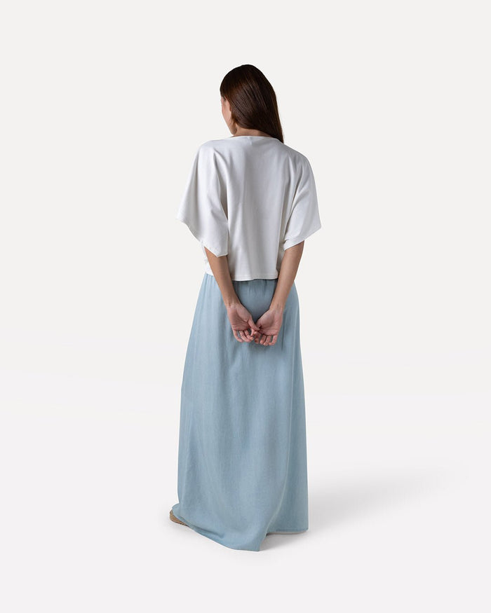 Another Label Liz Skirt Light Blue