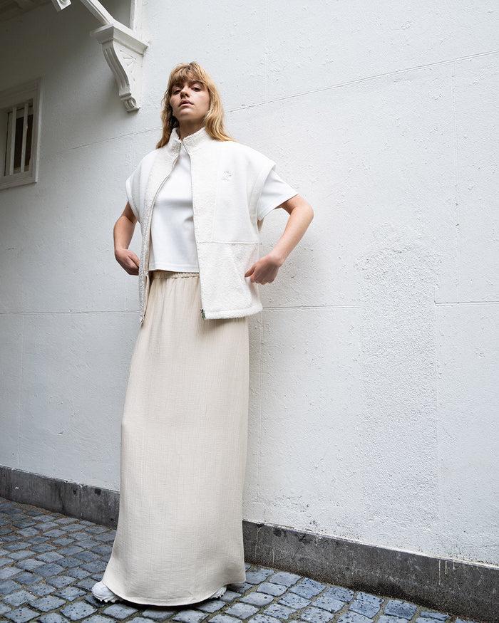 another label Liz skirt Parchment