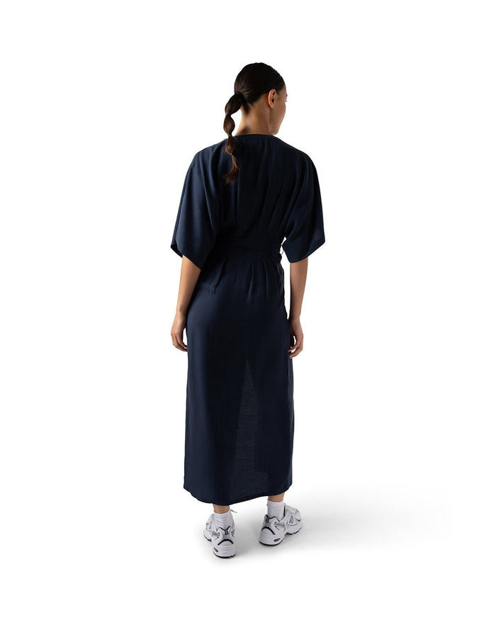 Another Label Louisa Dress S/s Mood Indigo