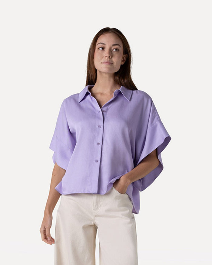 another label Lucy shirt Lilac breeze
