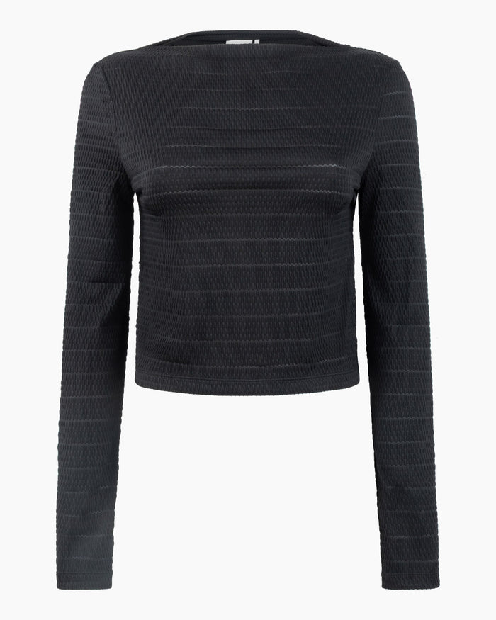 Another Label Marthe Top Black