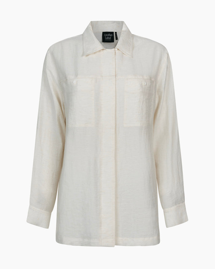 Another Label Maya Shirt Parchment