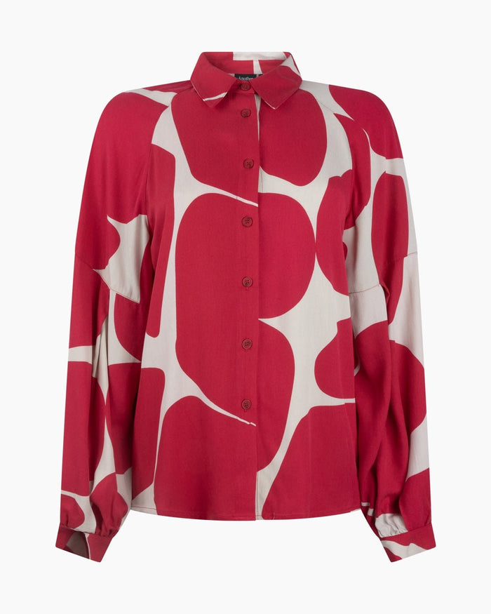 Another Label Merle Graphic Shirt Graphic Red Big