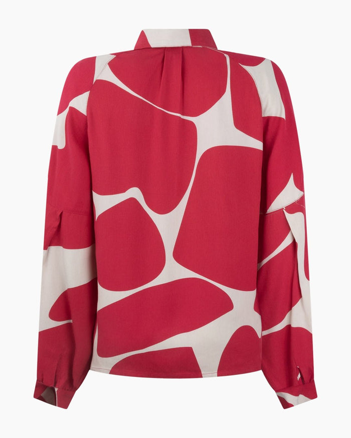 Another Label Merle Graphic Shirt Graphic Red Big