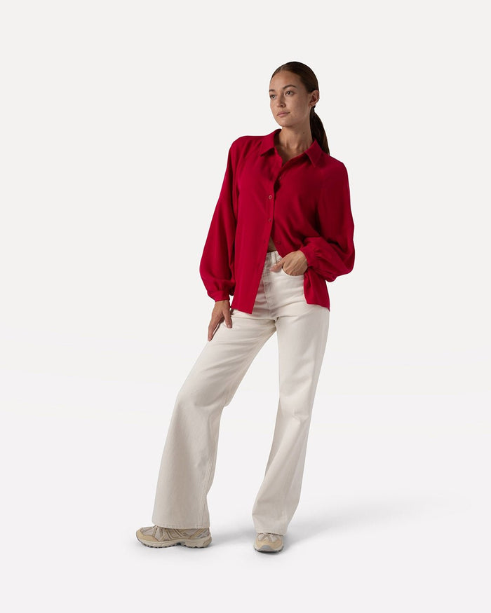 another label Merle shirt Persian Red