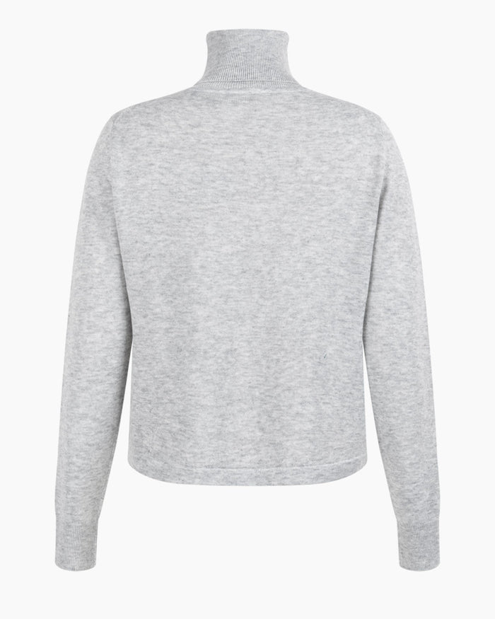 Another Label Milla Knitted Pull Light Grey Melee