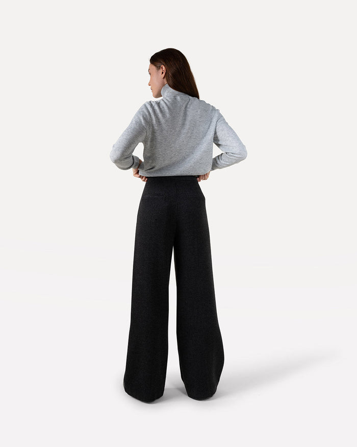 Another Label Milla Knitted Pull Light Grey Melee