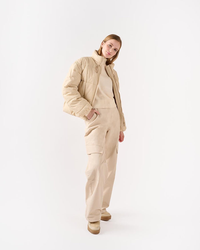 Another Label Mille Oversized Puffer Lemon