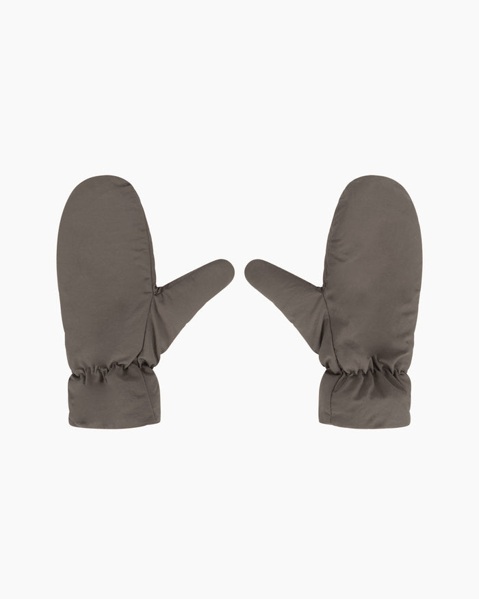 another label Mille teddy gloves Dusty olive