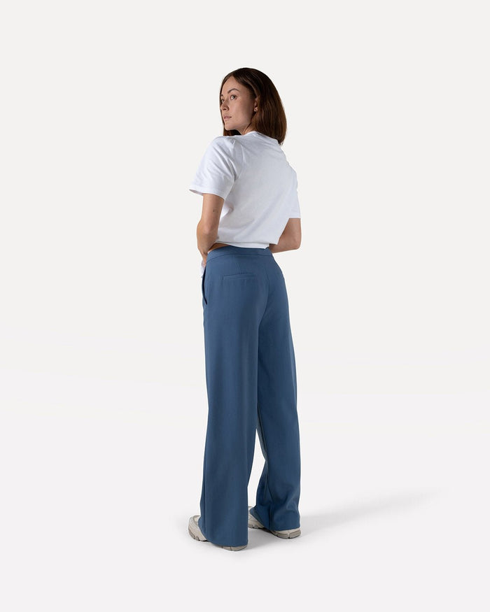Another Label Moore Pants Blue Horizon