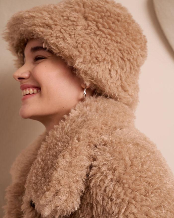 Another Label Moussy Short Coat Sandalwood