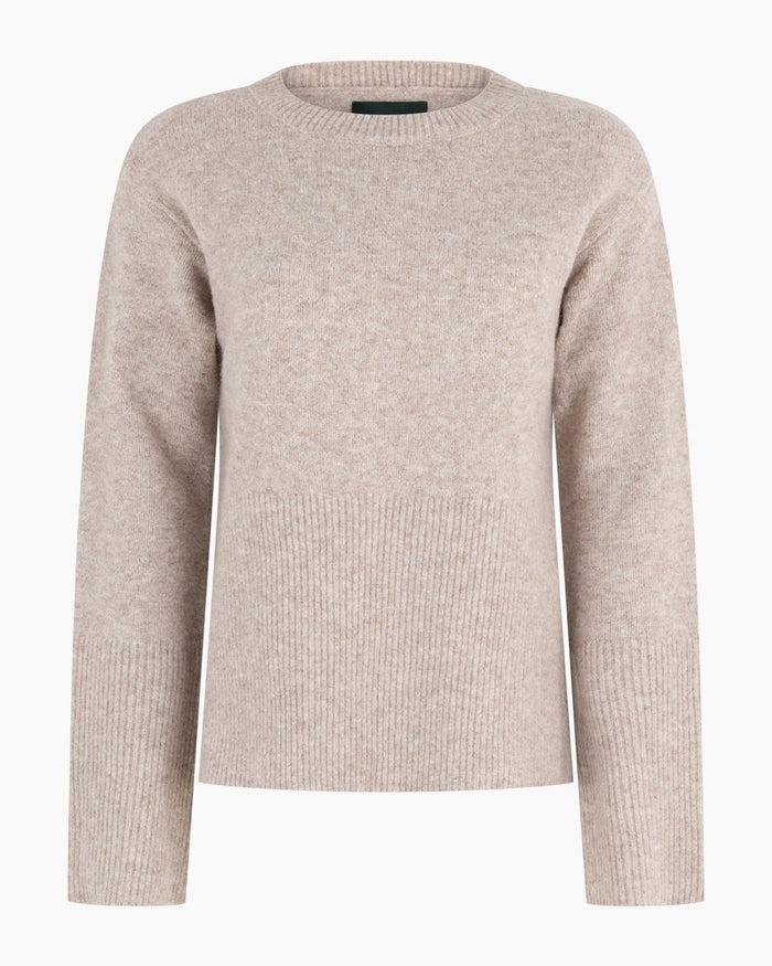 Another Label Nala Knitted Pull Sandalwood Melee