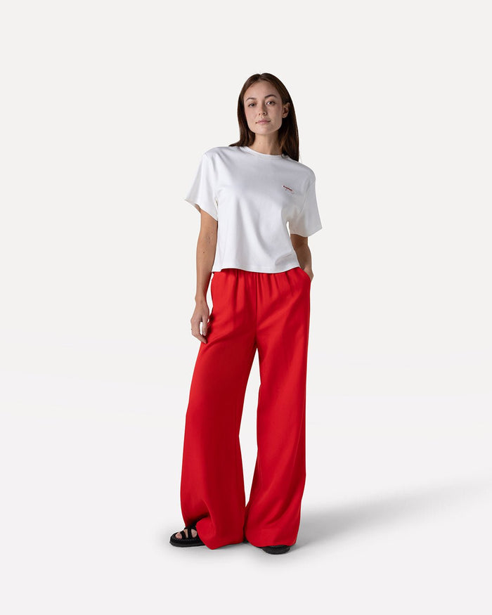 another label Natalie pants Flame scarlet