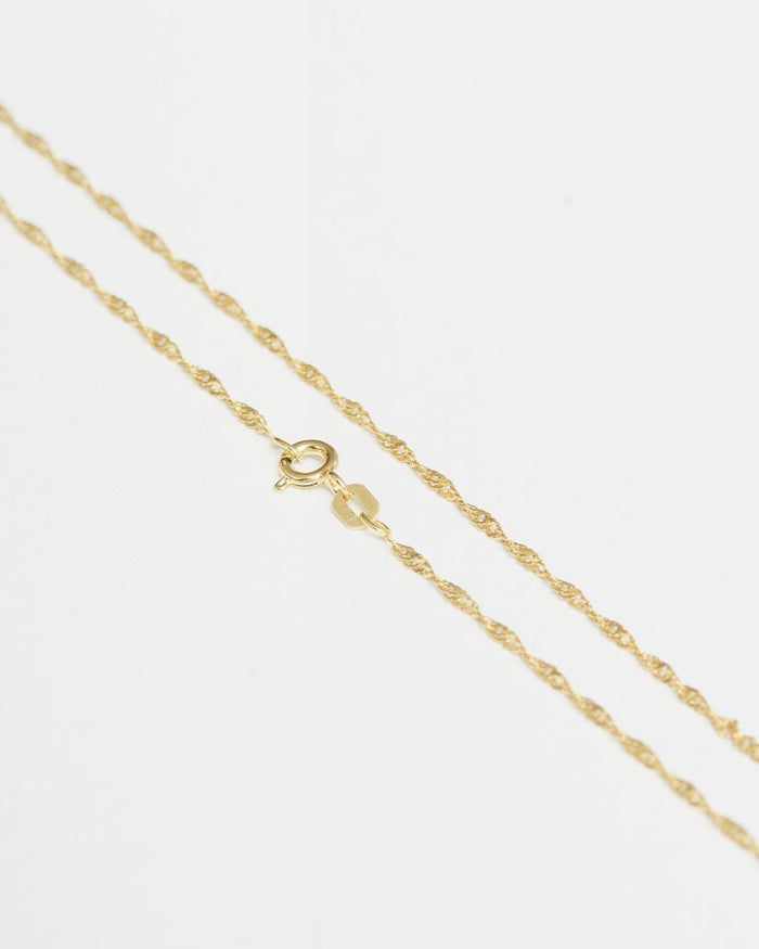 Another Label Necklace Brooklyn Gold