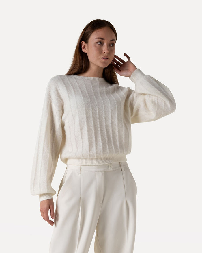 Another Label Nina Knit Off-white