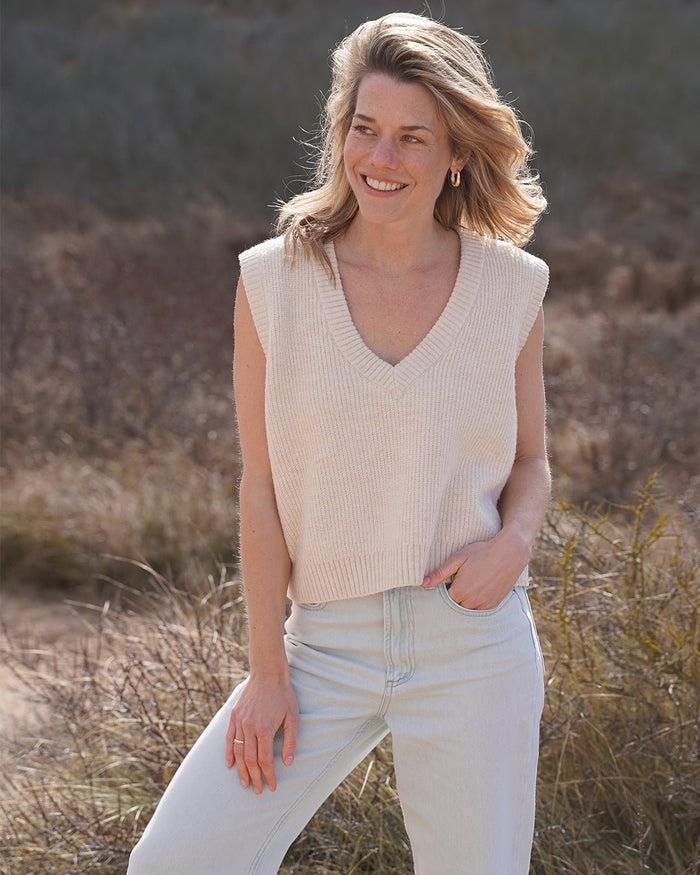 another label Noé knitted vest Off-white melee