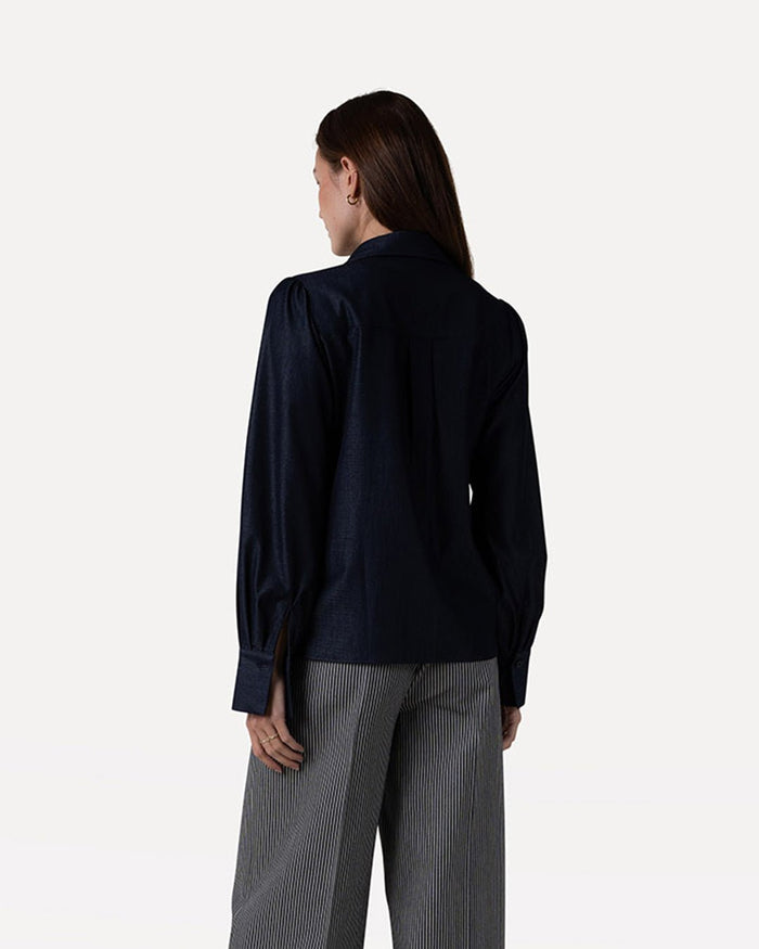 Another Label Odette Shirt Chambray