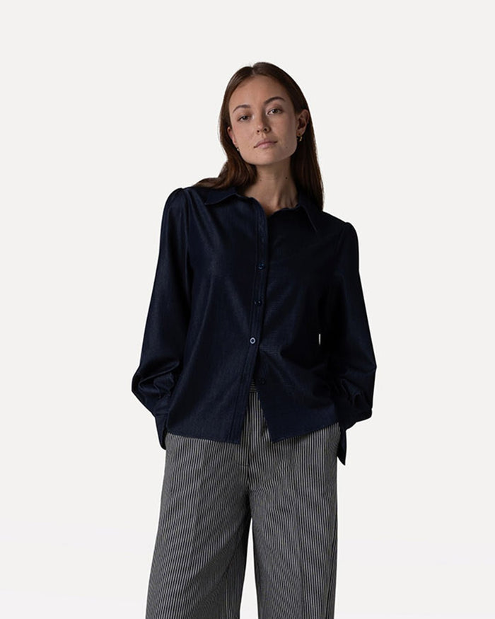 another label Odette shirt Chambray