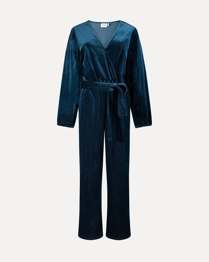 Another Label Pache Jumpsuit Reflecting Pond