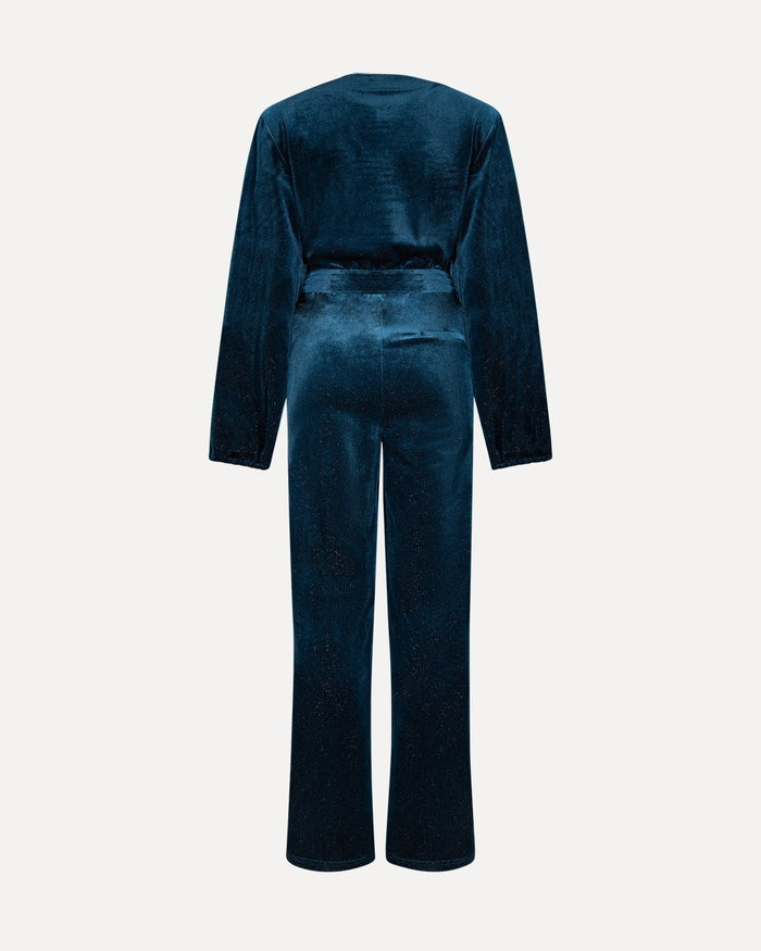 Another Label Pache Jumpsuit Reflecting Pond