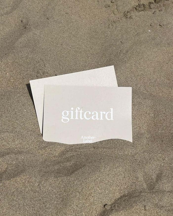 another label Physical Gift Card