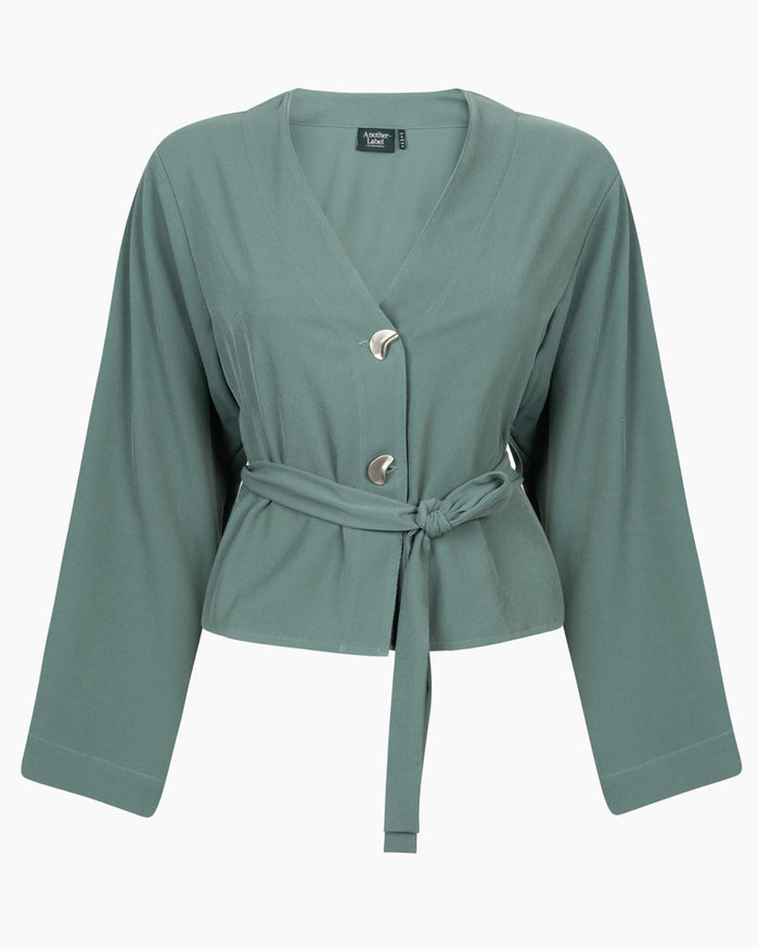 Another Label Pia Blazer Dark Forest