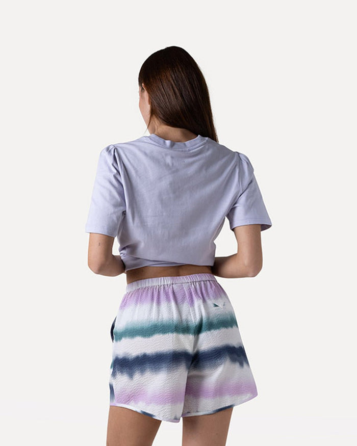 Another Label Rachele Shorts Tie Dye Stripe