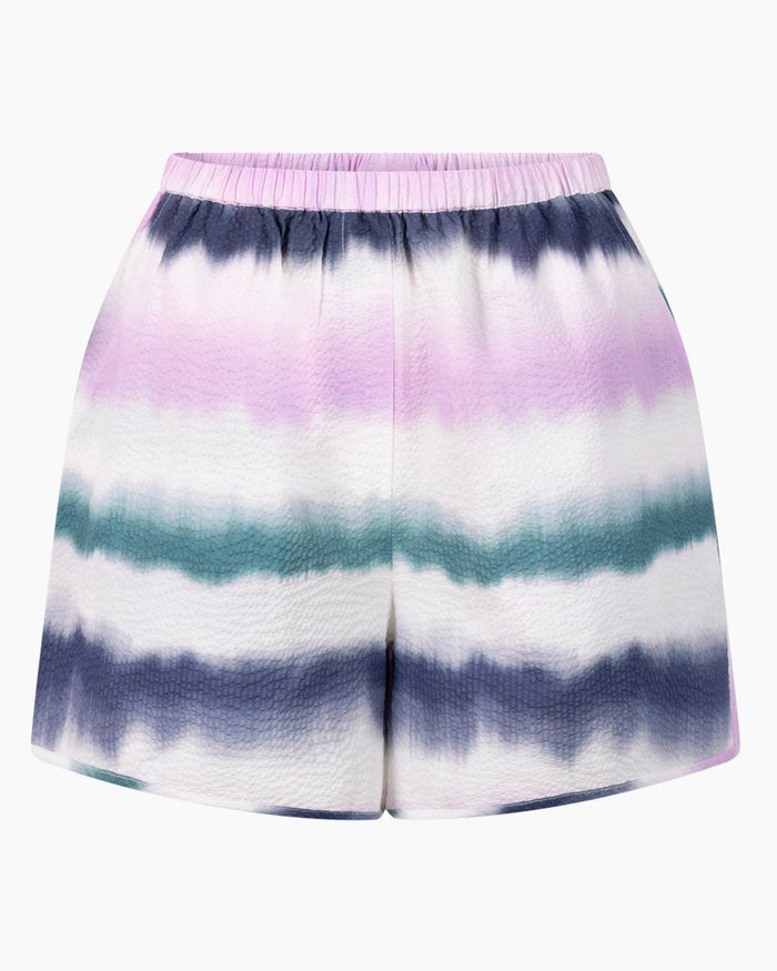 Another Label Rachele Shorts Tie Dye Stripe