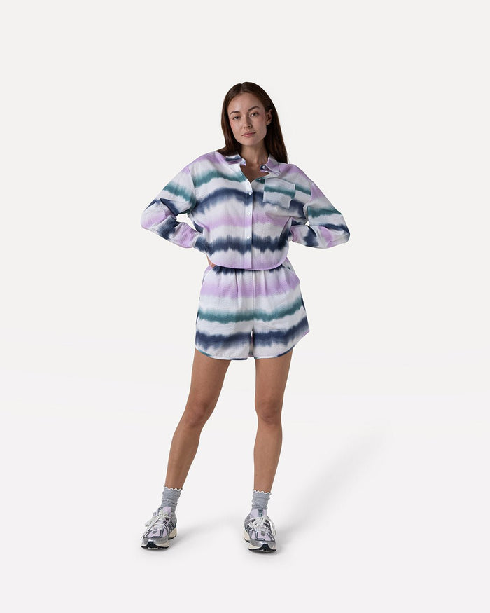 another label Rachele shorts Tie dye stripe