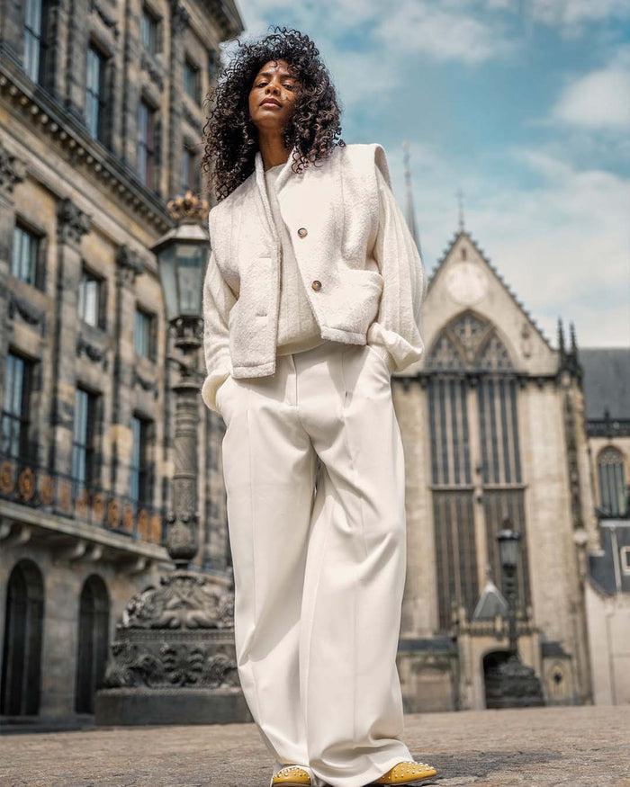 Another Label Rox Vest Off-white