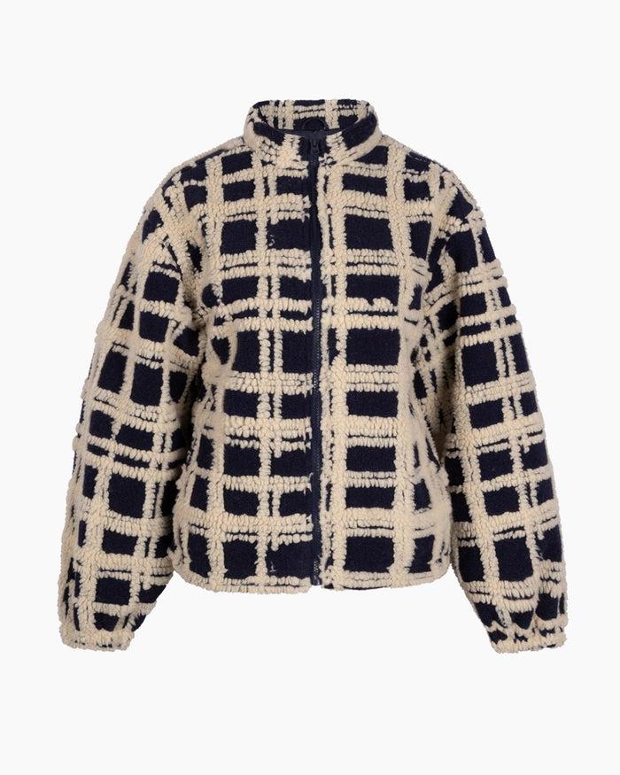 Another Label Sara Jacket Night Sky Check