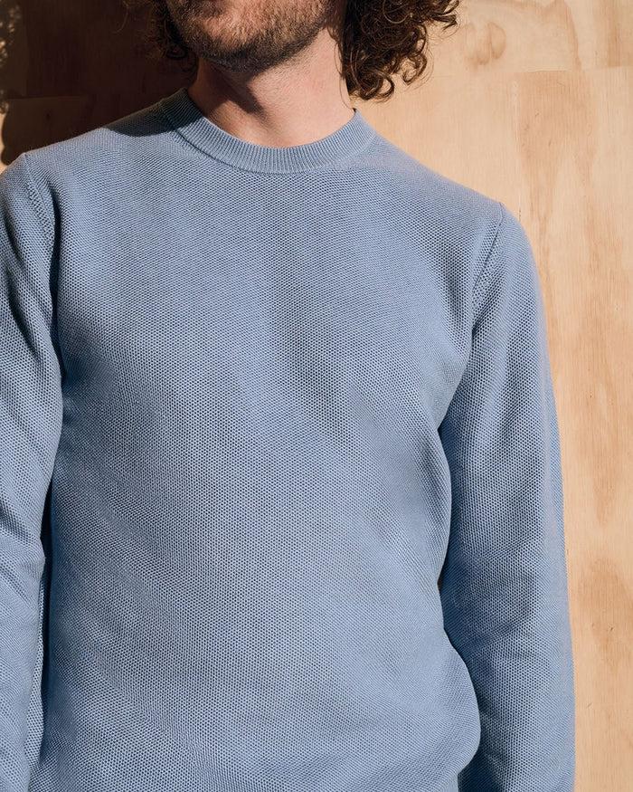 another label Siam knit Lt grey melee