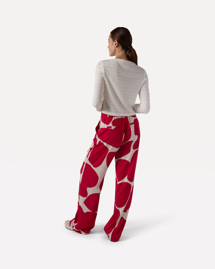 another label Solveig pants Graphic red big
