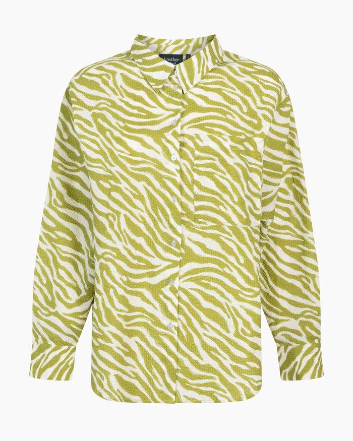 Another Label Stella Shirt Abstract Green