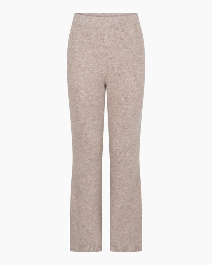 Another Label Suze Knitted Pants Sandalwood Melee
