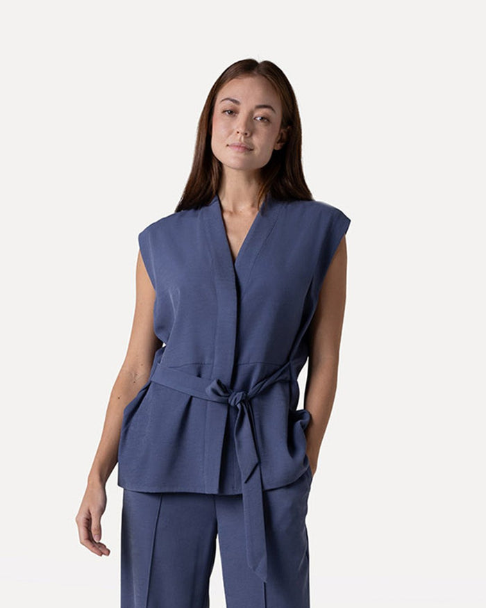 Another Label Tirra Blazer Nightshadow Blue