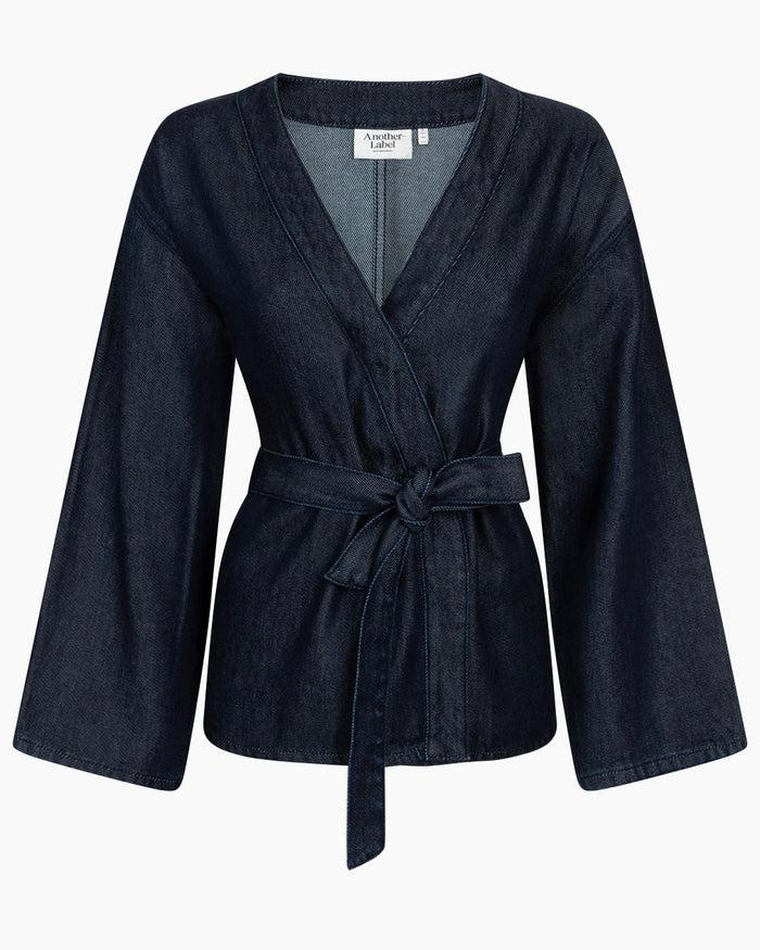Another Label Tirra Denim Blazer Night Sky