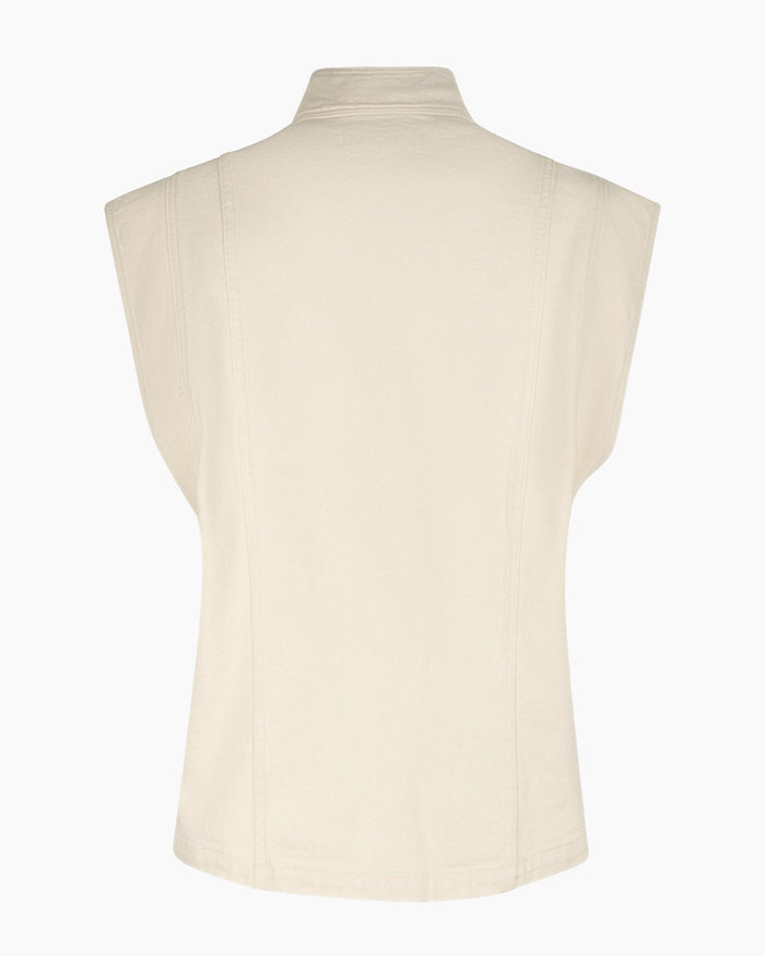 Another Label Unni Denim Vest Natural Denim