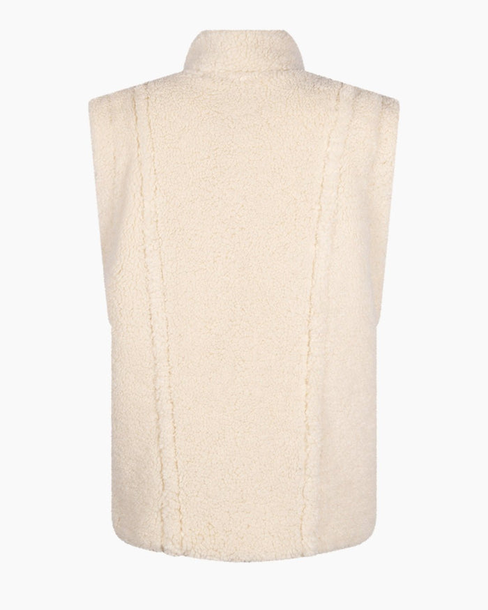 Another Label Unni Vest Egg White