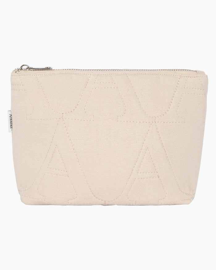 another label Yael makeup bag Parchment